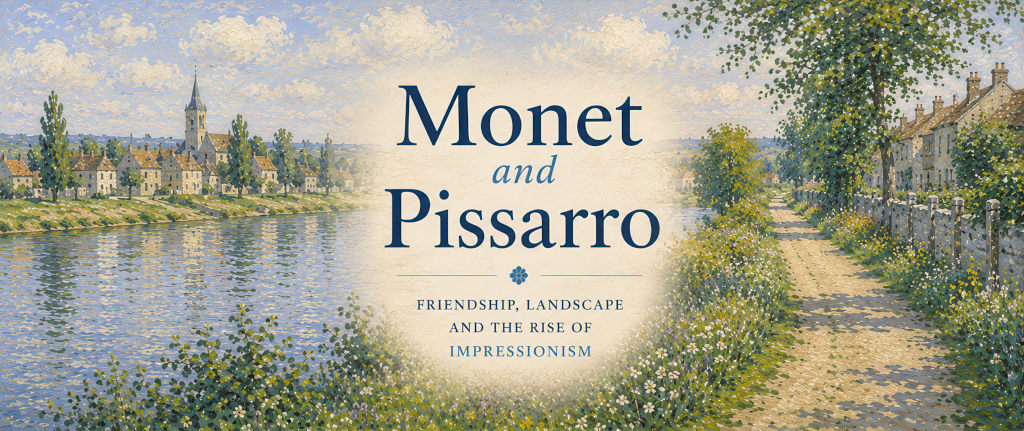 Camille Pissarro and Claude Monet Impressionist relationship